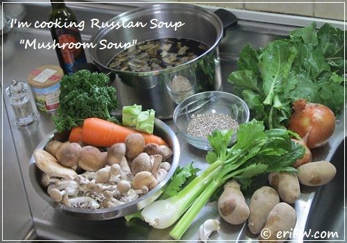 mushroom soupの画像