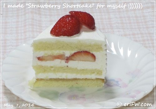 自家製・苺ショートケーキの画像