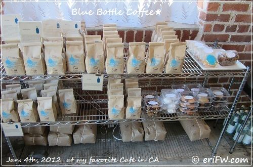 カフェでのブルーボトル珈琲の画像