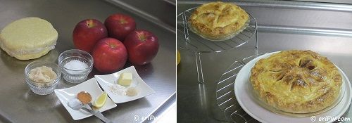 紅玉のアップルパイの画像
