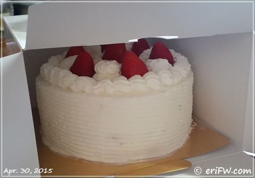 手作り苺のショートケーキ(Φ15cm)の画像