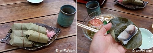 奈良・三輪素麺と柿の葉寿司・福神堂の画像