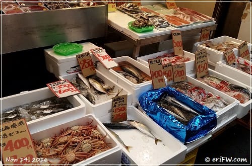千三商店会の鮮魚魚屋の画像