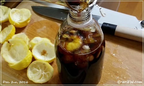 自家製柚子ポン酢醤油作りの画像