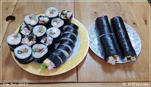 巻き寿司9合分の画像