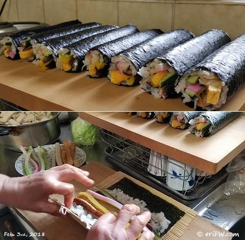 巻き寿司の画像