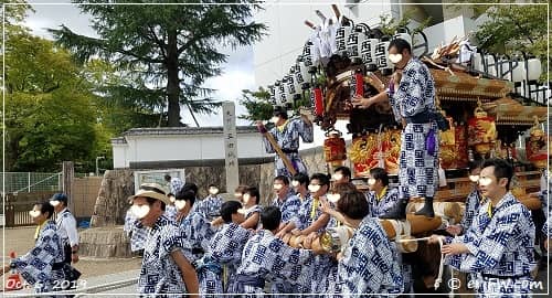 三田天満神社秋祭りの画像