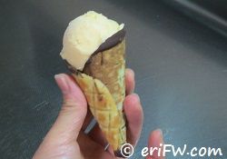 自家製バニラアイスクリームの画像